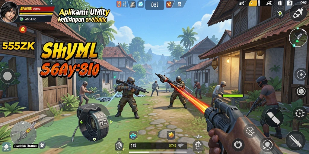 Tampilan antarmuka pengguna 555ZK yang intuitif dan menarik.