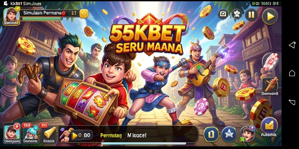 Tampilan menarik gameplay 55KBET dalam simulasi menyenangkan.