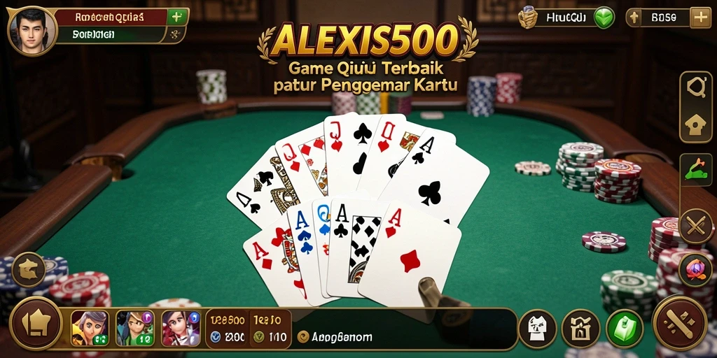 Screenshot gameplay ALEXIS500 menampilkan aksi seru QiuQiu