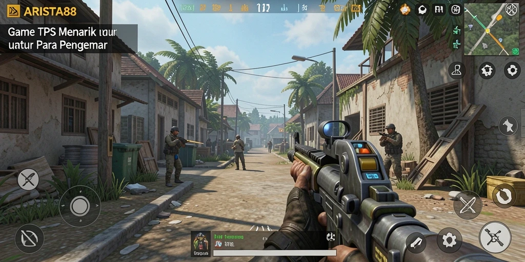 Tangkapan layar gameplay ARISTA88 yang menunjukkan aksi menegangkan.