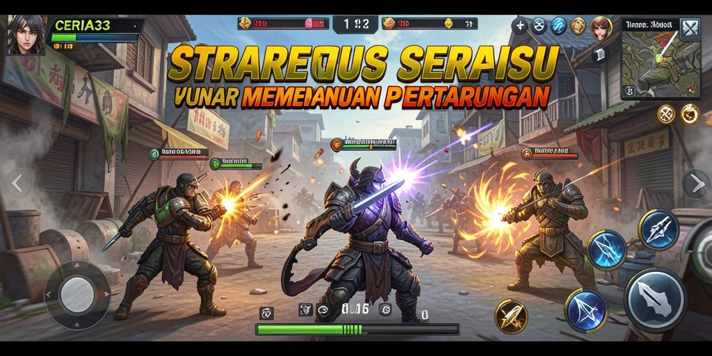 Tampilan gameplay seru dan strategis dari CERIA33 yang penuh tantangan.