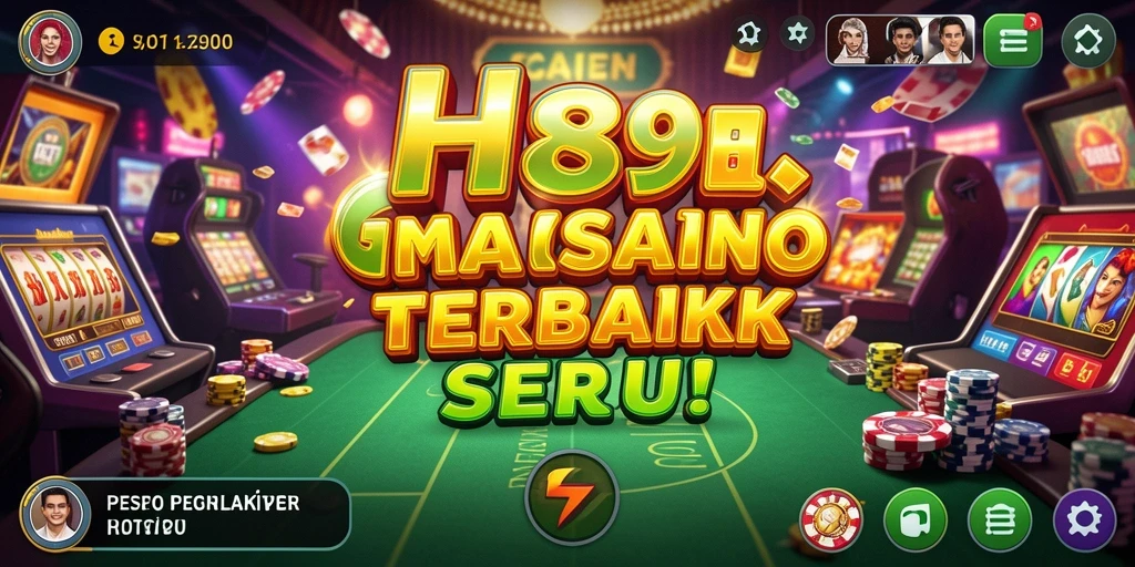 Tampilan gameplay H89 yang menarik dengan berbagai permainan Kasino.