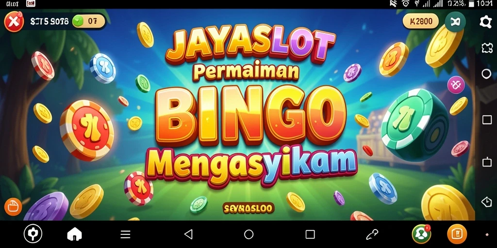 Tampilan gameplay JAYASLOT yang penuh warna dan menarik.