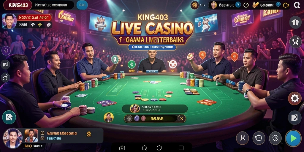 Gameplay KING403 yang menegangkan dan interaktif dalam Live Casino.