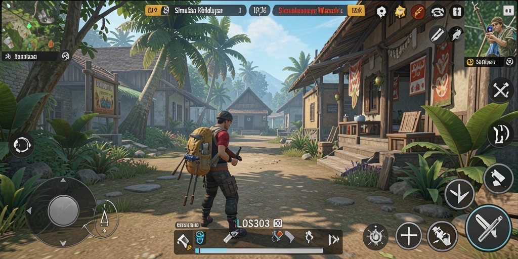 Gameplay menarik dari LOS303 dengan interaksi karakter.