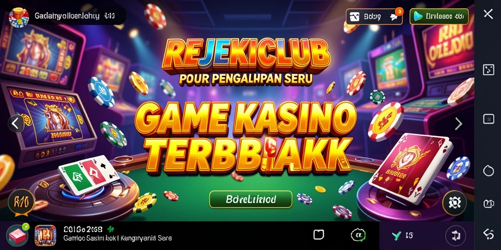 Tampilan gameplay seru di REJEKICLUB dengan grafis menarik.