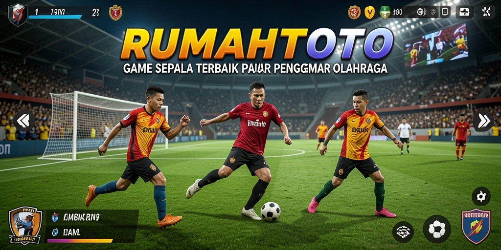 Tangkapan layar RUMAHTOTO menunjukkan pertandingan sepak bola yang seru dan menarik.
