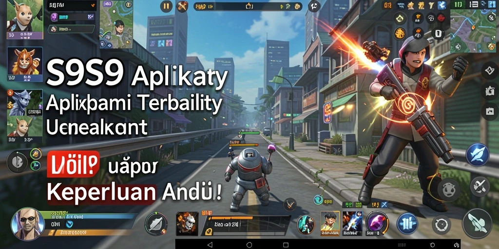 Tampilan antarmuka S9S9 yang bersih dan fungsional.