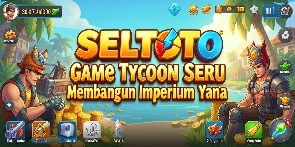 Tangkapan layar gameplay SELTOTO yang menunjukkan dinamika bisnis yang menarik.