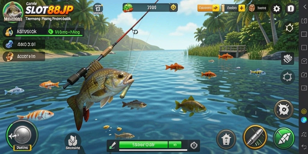 Gameplay menarik dalam SLOT88JP dengan berbagai jenis ikan.