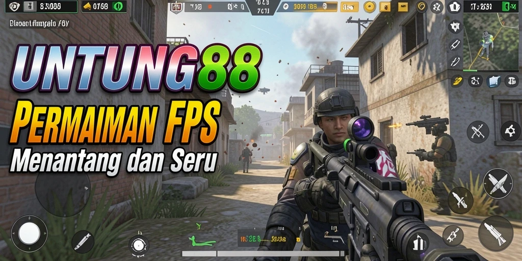 Tampak seru! Aksi cepat dalam pertempuran FPS.